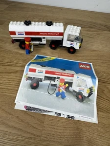 Vintage 1984 LEGO Town Exxon Fuel Tanker (6696) - Complete with Instructions - Picture 1 of 7
