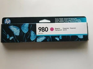 HP 980 Magenta Genuine Ink Cartridge D9J08A - Original HP980! - Picture 1 of 4
