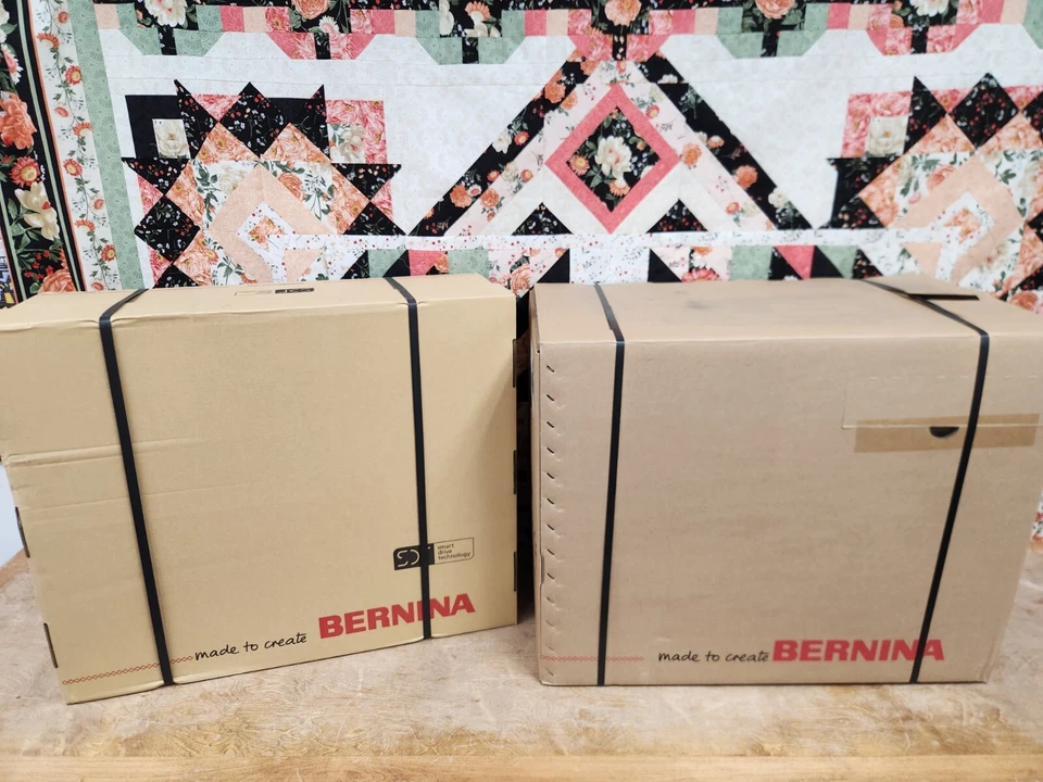 BRAND NEW! Bernina 880 Plus Package w/ V9 DESIGNER PLUS & JUMBO HOOP, ALL NIB!! - Image 1 of 4