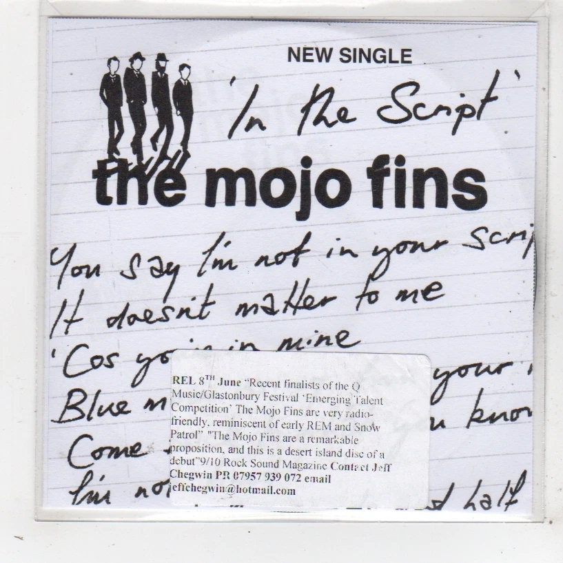 (FW732) The Mojo Fins, In The Script - 2009 DJ CD - Image 1 of 1