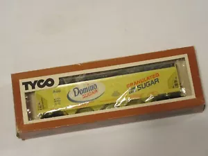 HO Tyco Billboard Domino Sugar ASRX 397612 Yellow Blue in Box- VGC - Picture 1 of 20