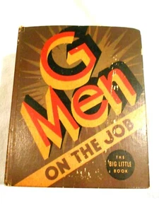 Vintage 1936 Whitman Big Little Book G-Men on the Job - Picture 1 of 3