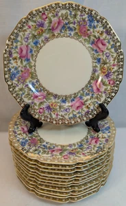 12x Platos de ensalada Rosenthal Continental festoneados GARDEN CAPRICE 7,5", Chintz - Imagen 1 de 12
