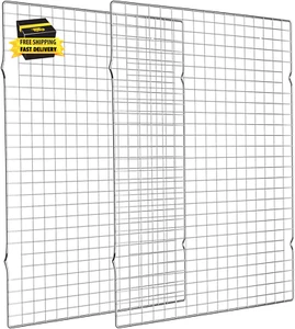 Cooling Rack for Baking 2-Pack, 16X10 Inches Baking Rack, Thick Wire Cookie Rack - Picture 1 of 7