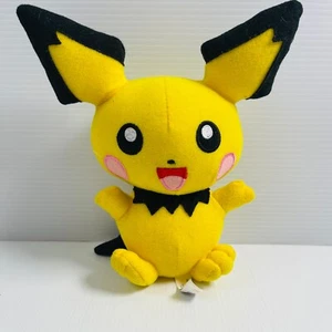 Pokemon Pichu Plush Tomy 8" stuffed toy Clean - Picture 1 of 8