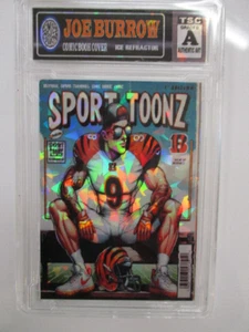 2024 Cincinnati Comic Cover SP/99 Ice Refractor NFL Football zx2 rc - Bild 1 von 2