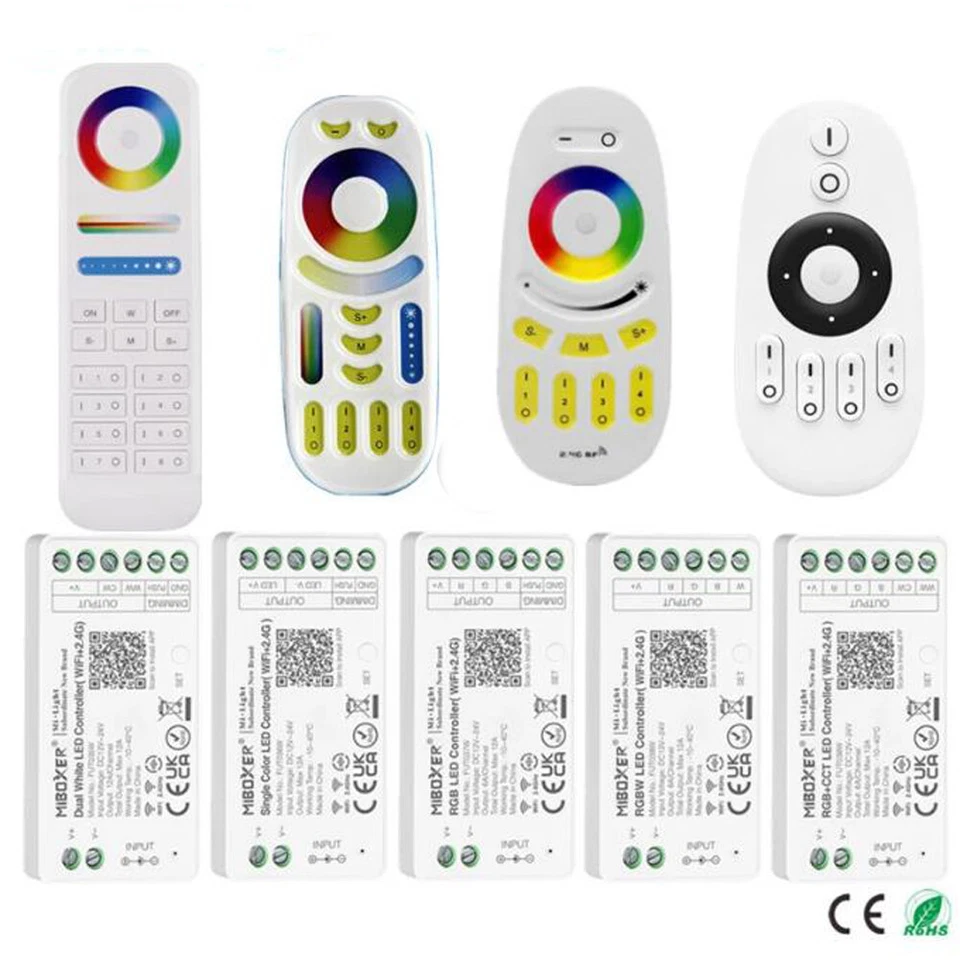 MiLight WiFi Tuya controller MiBoxer dimmer LED strip CCT RGB RGBW RGBCCT 2.4G  - Imagen 1 de 1