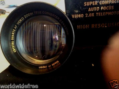 CQ  2x Converter f/Video Cameras 36.5mm Japan Optics  Sharp Rare box920 - Image 1 of 2