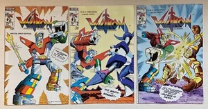 Voltron 1, 2 e 3 Set Completo 1985 Ottime Condizioni Defender of the Universe - Foto 1 di 9