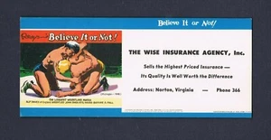 ANTIGUO MUY RARO DÉCADA DE 1930 ALF DAVEY vs JOHN SHEA secador de tinta de lucha LUCHADOR SIN USAR - Imagen 1 de 1