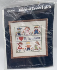 Charmin Janlynn 44-8 Grandchildren Counted Cross Stitch Kit - Picture 1 of 6