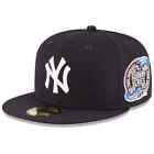 New York Yankees 2000 Subway Series Side Patch Wool  59FIFTY Fitted Hat - Navy