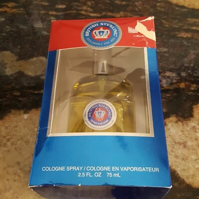 British Sterling Cologne de New Dana spray para hombre 2,5 fl. oz. Caja dañada Foto 1 de 3