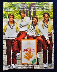 Ernte 23 Filter Zigaretten, originale Werbung aus 1978 - Picture 1 of 1