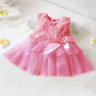 Mädchen Kinder Prinzessin Kleider Blumen Hochzeit Tutu Partykleider Babykleidung
