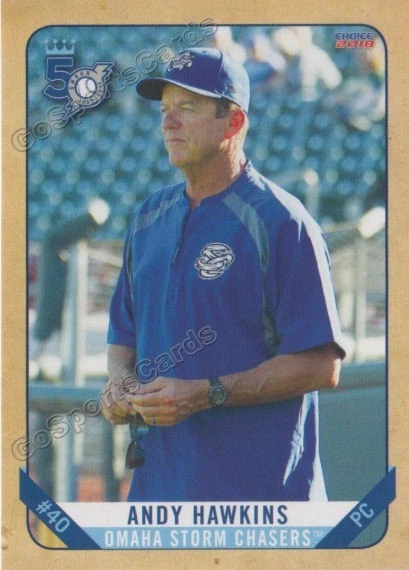 2018 Omaha Royals Andy Hawkins PC Kansas City Royals - Image 1 of 1