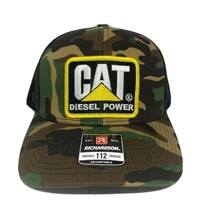 Caterpillar CAT Richardson 112 cappello da camionista a scatto posteriore - Foto 1 di 5