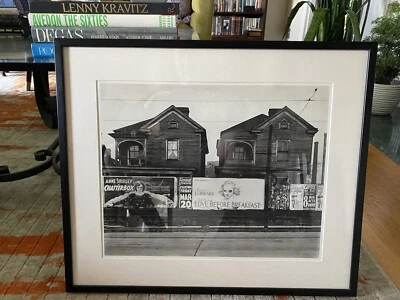 WALKER EVANS ~ Gelatina Plata Impresión ~ Casas a Filas, Atlanta ~ De Colección FSA ~ 1936 Foto 1 de 4