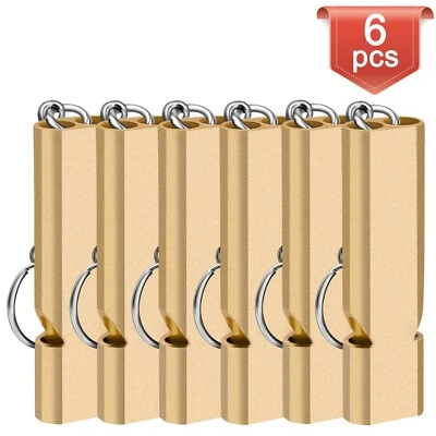 1-10Pack 120db Loud Emergency Survival  Whistle Camping Hiking Keychain Outdoor - Image 1 of 4