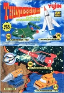 Yujin, SR, THUNDERBIRDS Mini Colección Real, "¡Juego Completo de 5 Figuras!" - Imagen 1 de 12
