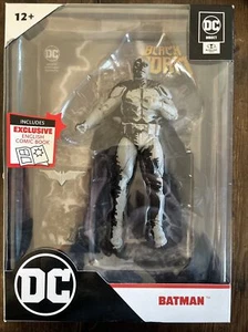 NEW DC McFarlane Toys Page Punchers Batman White Black Adam Variant Comic Book - Bild 1 von 4