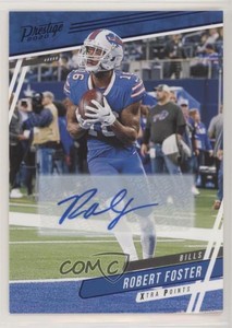 2020 Panini Prestige Xtra Points Blue Signatures Robert Foster #21 Auto