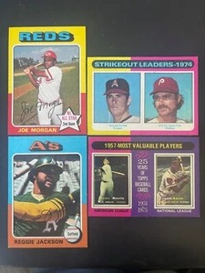 1975 Topps Baseball Cards HOF STARS Pick A Card 1-660 Complete your Set (NM-MT) - Picture 1 of 365
