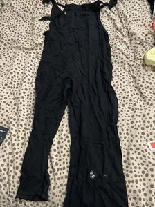 Jay Jays Black Dungerees 12 Freepost A18 - Picture 1 of 6