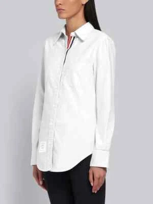 $490 Camisa Thom Browne Italia Blanca Clásica Oxford Manga Larga 42 (USA 6) Foto 1 de 4