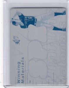 2007 SPx TODD HELTON Winning Materials Cyan Printing Plate #WM-HE 1/1 - Picture 1 of 2