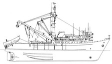 ALBATUN, Trawler 1974. Bauplan RC Modell