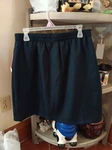 Girls 18.5 Plus Size IZOD Approved school wear .navy Blue plated skirt - Picture 1 of 4