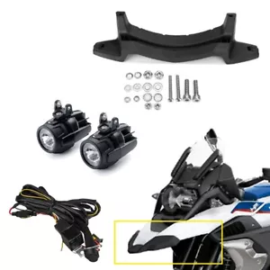 2 FARETTI MOTO LED OMOLOGATI + CABLAGGIO + STAFFA BMW R1200GS R 1250 GS 13-24 - Bild 1 von 11