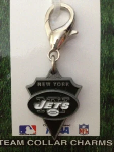 Dije de etiqueta de collar NFL, New York Jets, perro mascota gato plomo seguro peltre - Imagen 1 de 1