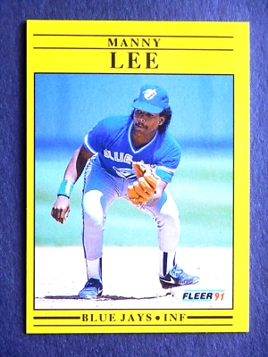 Manny Lee #179 Fleer 1991 Baseball Card (Toronto Blue Jays) E - Image 1 of 2