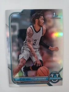 2022 Bowman University Tyler Beard primer Bowman cromo refractor #19 - Imagen 1 de 2