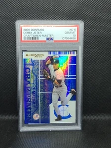 2005 Donruss Master Craftsmen Derek Jeter PSA 10 #C-6 126/250 Foil Card - Bild 1 von 2
