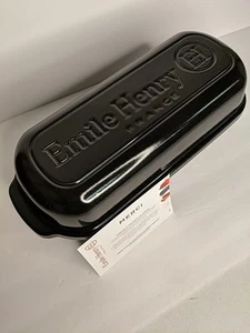 NUEVO, sin usar caja abierta Emile Henry pan de Francia, para panadero, grande negro - Imagen 1 de 9