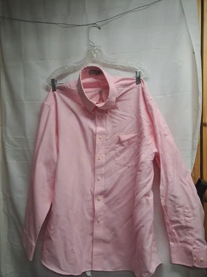 Duck Head Mens Pink Long Sleeve Button Down Wrinkle Free Shirt Size XL 17-17 1/2 - Image 1 of 4