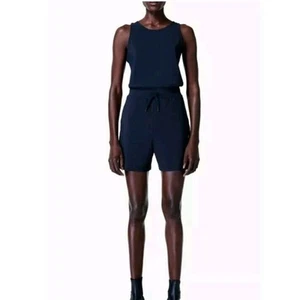 Sweaty Betty Athleisure Explorer Romper Navy Blue Sleeveless Racerback Size 8 - Picture 1 of 13