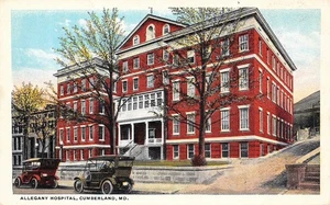 # K2603    CUMBERLAND,    MD.     POSTCARD,    ALLEGANY  HOSPITAL - Picture 1 of 2