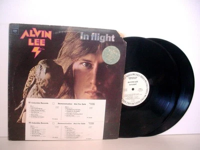 ALVIN LEE In Flight WHITE LABEL PROMO 1974 COLUMBIA TEN YEARS AFTER Promotional - Image 1 of 4