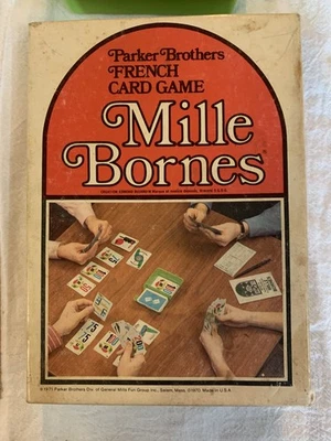 Vintage 1971 Parker Brothers French Card Game Mille Bornes - Complete - Image 1 of 4