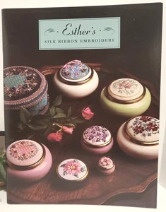 Esthers Seidenband Stickmuster Heft Handarbeit Blumen Floral Stitch - Bild 1 von 15