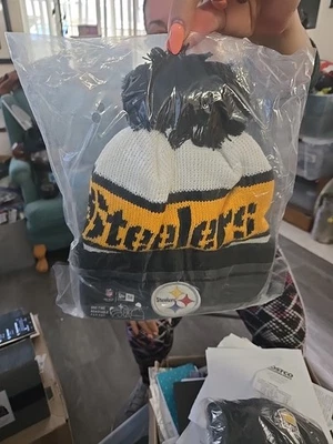 Pittsburgh Steelers New Era Gorro Tejido Forrado de Vellón Talla Única Se Ajusta a la mayoría Nuevo con Etiquetas Foto 1 de 2