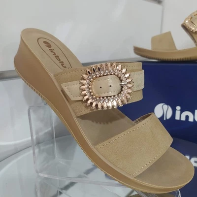 INBLU - Sandalo Estate a Doppie Fasce Art SE000014 - Immagine 1 di 4