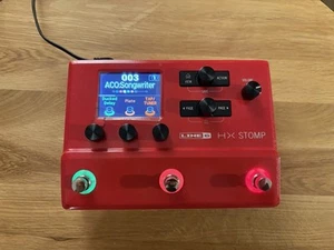 Line 6 HX Stomp Effekt Gerät Limited Edition Rot - Bild 1 von 7
