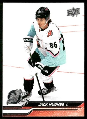 2023-24 Upper Deck Extended Series - Jack Hughes #680 - Image 1 of 2