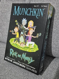 Munchkin Rick And Morty Card Game - Steve Jackson Games - 100% Complete VGC - Picture 1 of 3