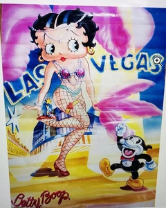 Betty Boop Poster von OSP / 1994 / Las Vegas Showgirl / Brandneu in Kunststoff - Bild 1 von 6